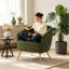 Fauteuil demi-tonneau Corduroy-513979499