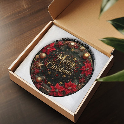 Merry Christmas Wreath Design