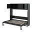 Lit escamotable double avec armoires de rangement