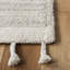 Tapis beige en laine touffeté à la main à motif géométrique Adelia-5840165