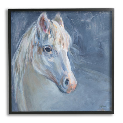 " Gentle Gray Horse Painting " by Sue Schlabach Painting Print