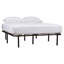 Base de lit plateforme en métal avec support lombaire réglable Boyd Sleep-20869966