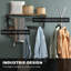 Floating Shelf with Hooks
