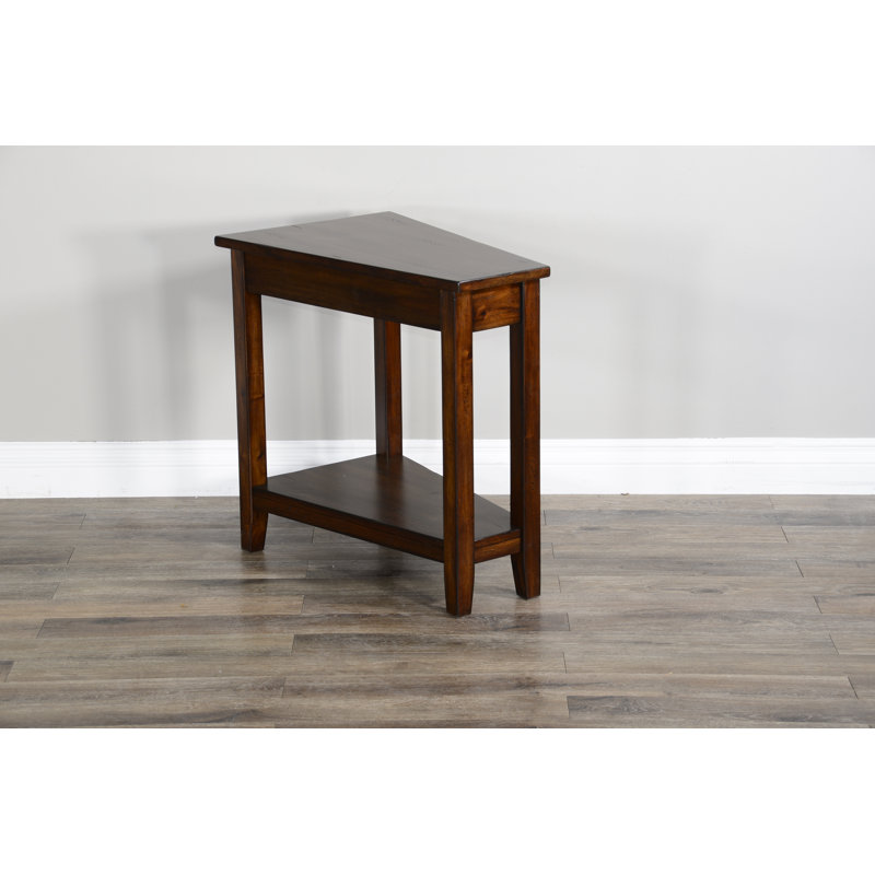 Hemphill Solid Wood End Table, Dark Chocolate
