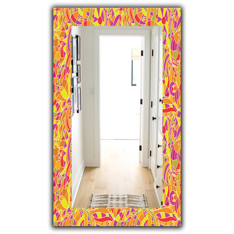 Miroir d’appoint mural moderne à la main, H 39,4 po x l 29,5 po