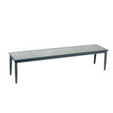 Genevieve 72" Composite/Aluminum Backless Dining Bench