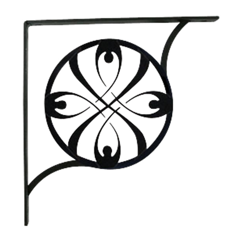 Ribbon - Shelf Brackets Medium, 9.25" H x 0.63" W x 9.25" D