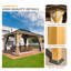  14 pi. L 12 pi. D Pavillon de jardin en bois massif