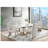 STACEY BEIGE DINING TABLE