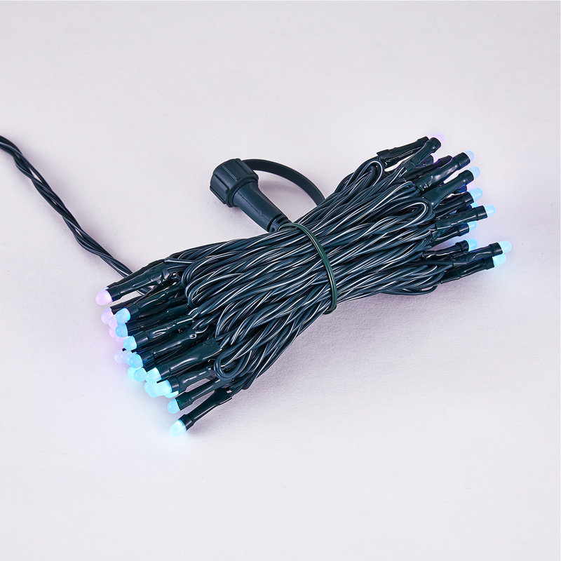 50 - Bulb 195.6'' Plug-in LED Wide Angle LED String Light