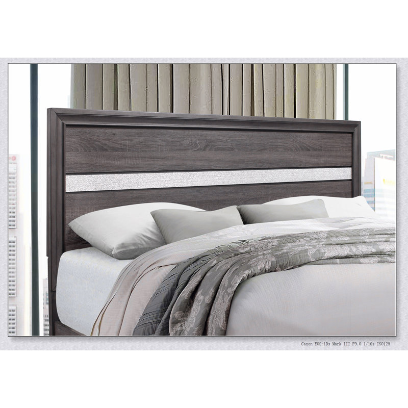 Ryder Sparkle Grey Bed, Queen