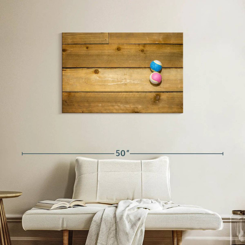 Balles de tennis, H 24 po x l 36 po