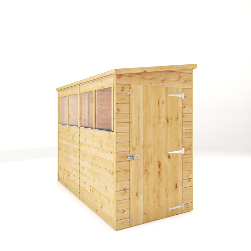 Mercia 8 X 4 Modular Shiplap Pent Shed