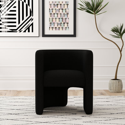 Jaimyn 24" Wide Upholstered Barrel Accent Chair