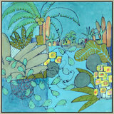 Vacation Giclee On Canvas by Jill Krasner