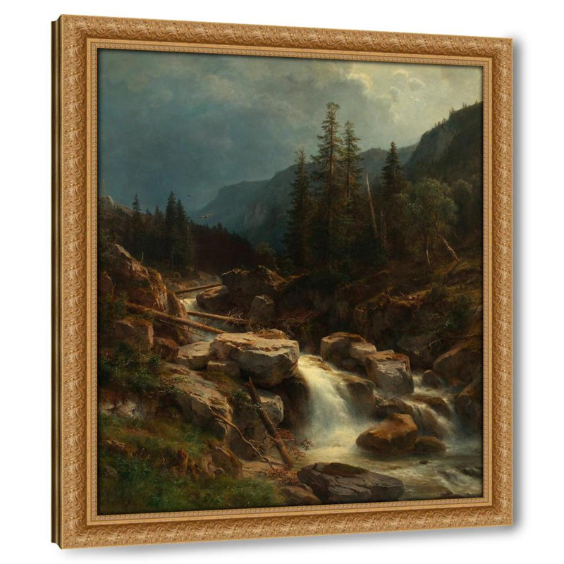 Gebirge bei aufteigendem Gewitter, H 23 po x l 20 po