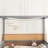 Canopy Frame Floor Bed With Fence, Guardrails-1149976056-1149976058