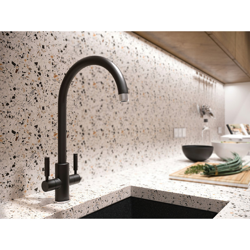 Rangemaster Intense Kitchen Faucet Side Spray, Matt Black