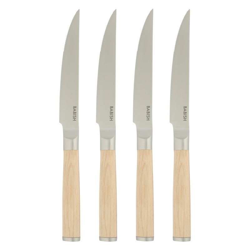 Ensemble de couteaux à steak 5 po Babish, Marron clair