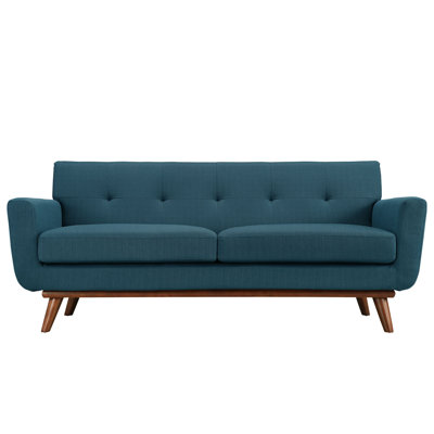 Causeuse rembourrée et revêtue de tissu Engage de Modway