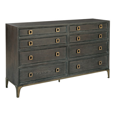 Hittle  6-Drawer Dresser, Edgewater Finish