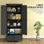 Armoire de style nordique, grand garde-manger avec portes, tiroir et tablettes réglables pour la maison