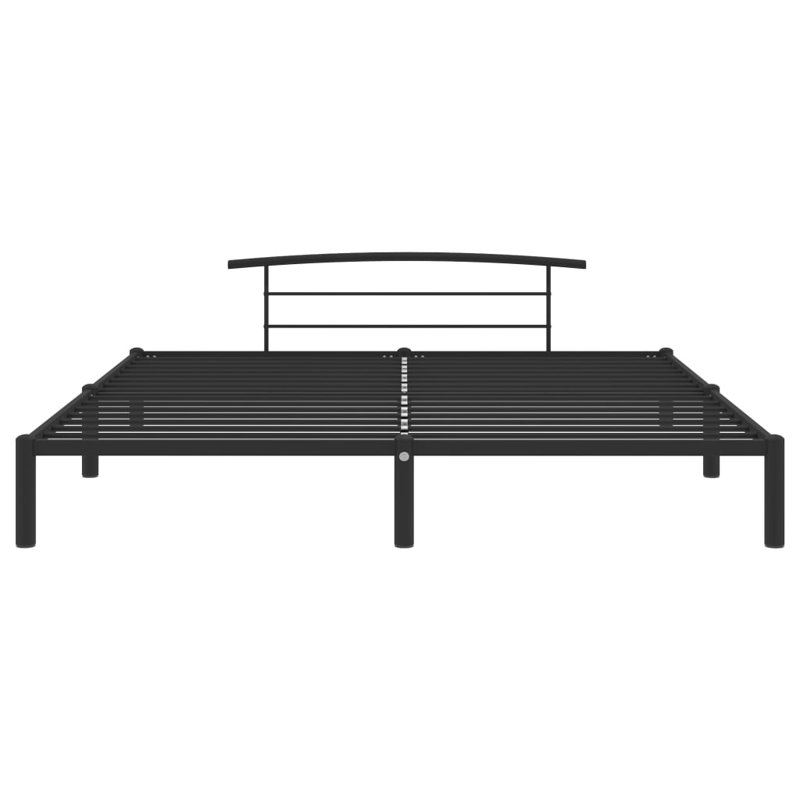 Camus DE Size - 200 X 200 Cm Metal Bed, Black