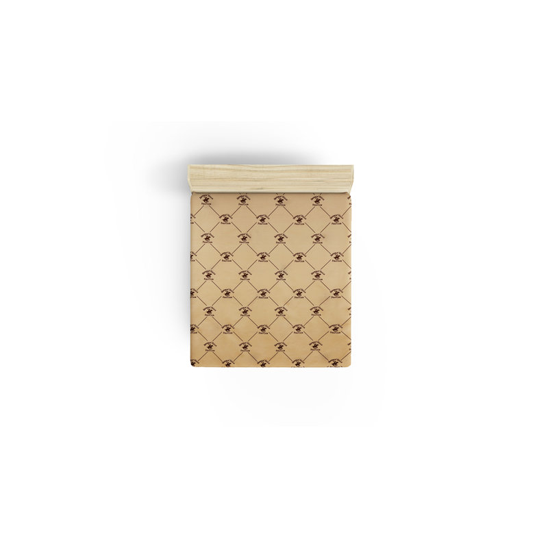 Drap-housse 100% coton à 142 fils 142 fils, 35 po x 87 po, Beige