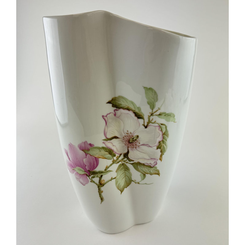12" Bone China Vase Modern Style. Flower Dekor. Vase for Living Room, Kitchen, Offices, for Flowers, Flower 9