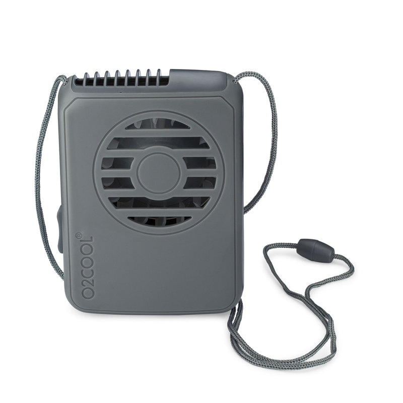  O2Cool 3.3" Personal Fan , Gray