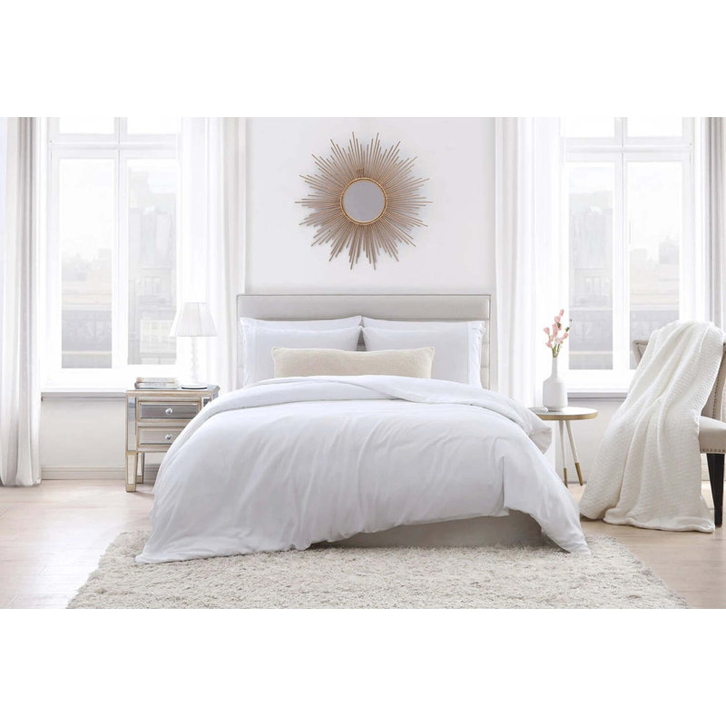 Natural Premium Duvet Cover, Full Duvet Cover, Clear White