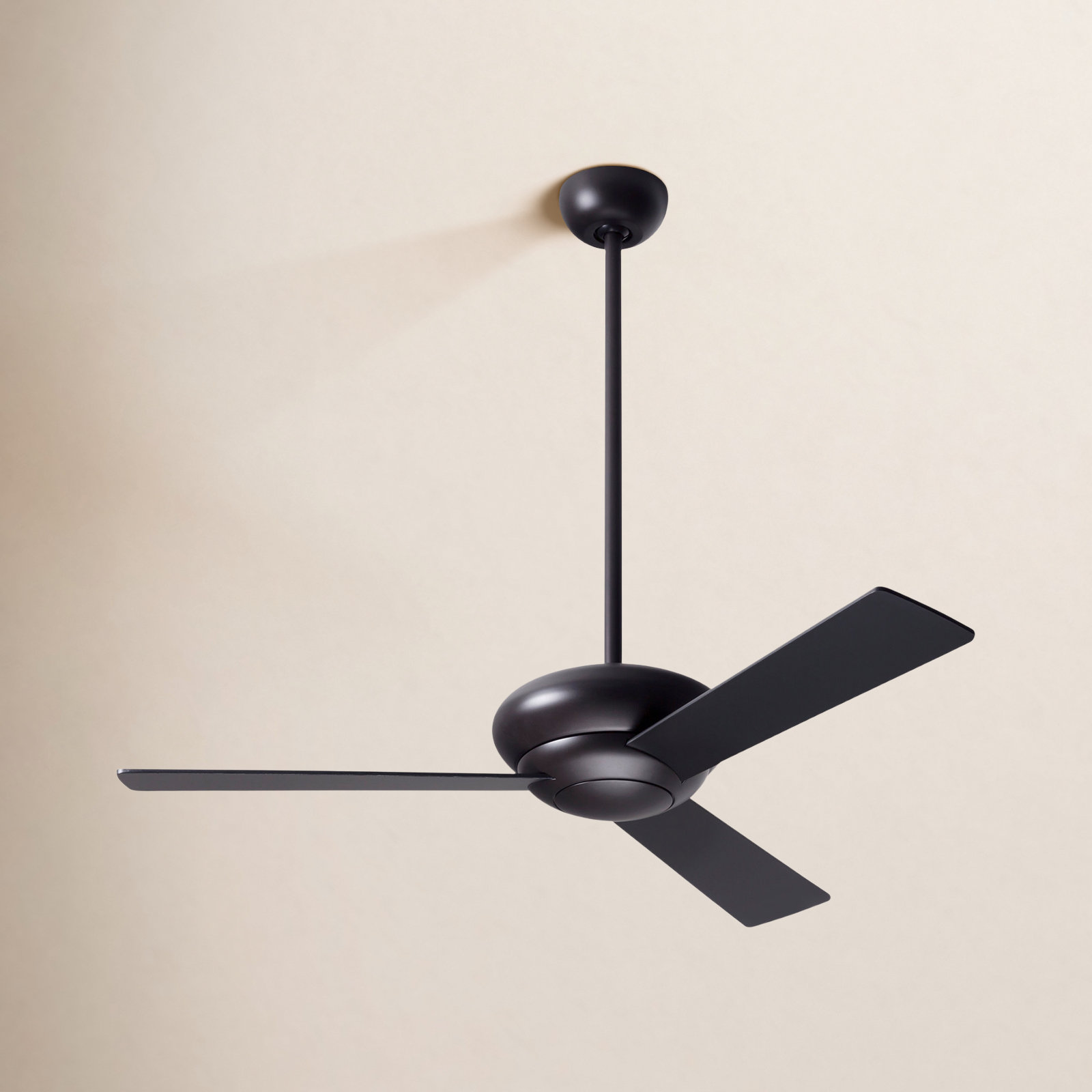 Altus 42'' 3 Blade Ceiling Fan, Gloss White, Black, Handheld Remote Control (2-wire)