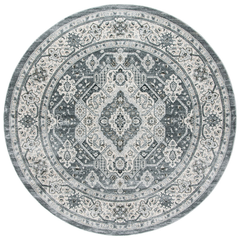 Aaylie Performance Oriental Rug, Round 8'