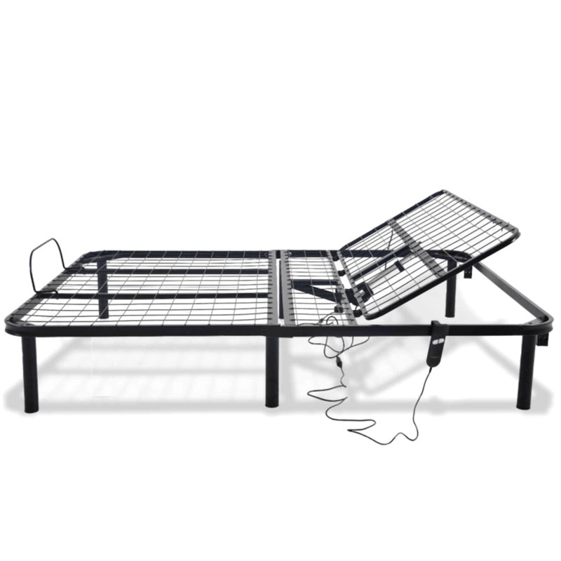 Head Up Only Twin Xl Adjustable Bed Base In Black - And Solid, Simple Assembly For One Adult, 850Lbs Weight Capacity, Box Spring Not Required With Colour, Construction, Single Support, No