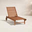 Caselli Outdoor Eucalyptus Wood Chaise Lounge