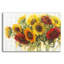 «Gathering Sun Crop On Wood» par Carol Rowan, art mural en verre acrylique, 36 po x 24 po-70088000