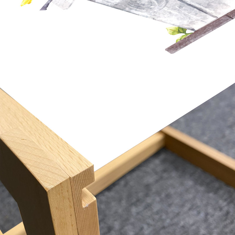 Inta Sled Coffee Table, 40cm H x 91cm W x 62cm D