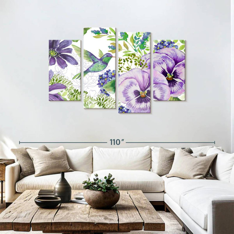 Harnek Purple Passion, 48" H x 75" W