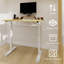 Bureau d'étude réglable adapté aux enfants et aux adultes, bureau à domicile multifonctionnel réglable en hauteur, design compact, dimensions du bureau: 60 cm x 80 cm-1459992435
