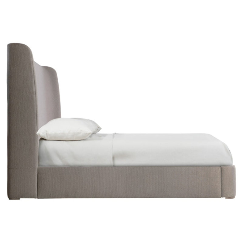 Puro Upholstered Wingback Bed