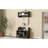 Fashionable Hall Tree For Entryway With Shoe Bench And Hooks, Black, 6.6Lbs Hook Weight, 176Lbs Capacity Organizer Bench, Customizable Height-887532341
