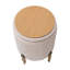 Solid Wood Accent Stool-1047677613