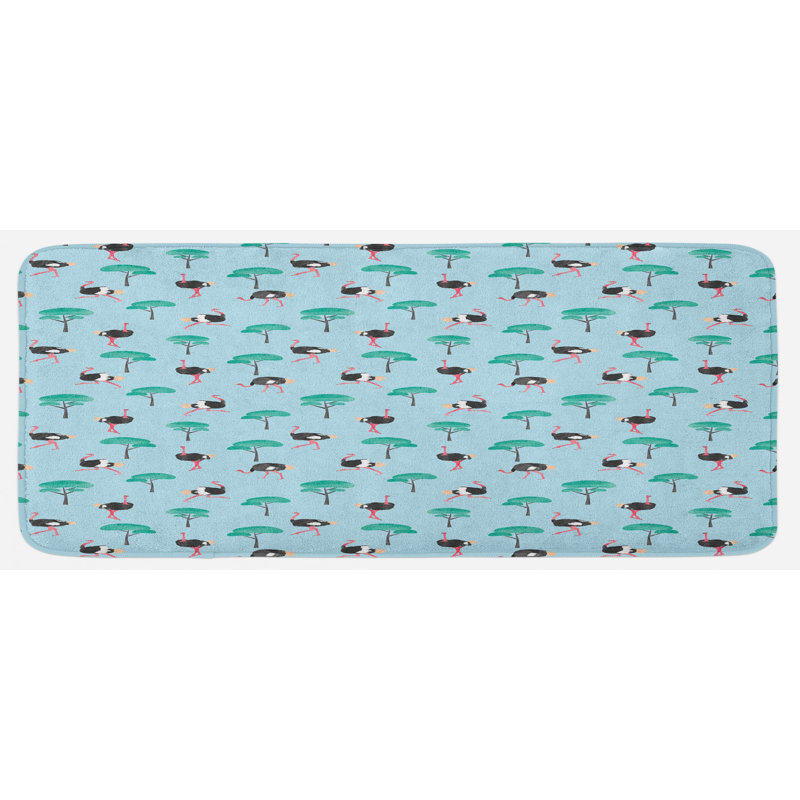 Eclectic Polyester Kitchen Mat