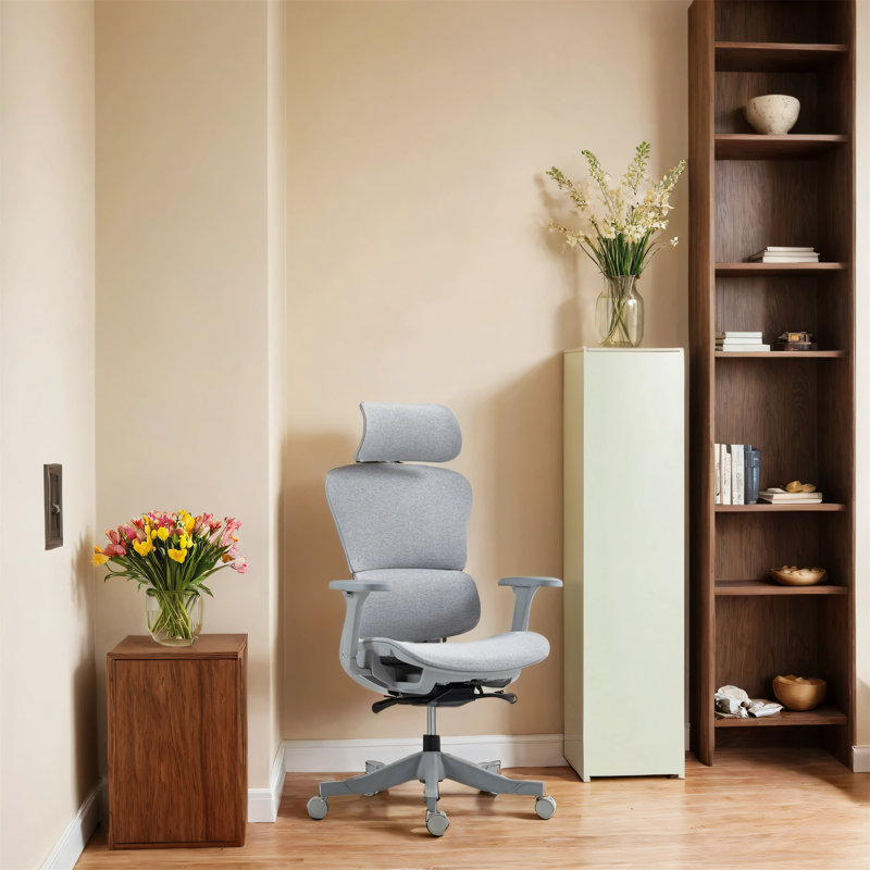 Fauteuil de bureau ergonomique Luxury Comfort, Gris
