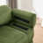 Velours côtelé vert sélectionné