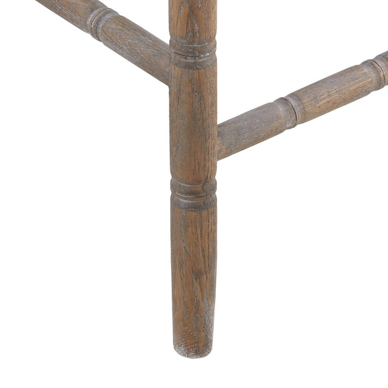 Hampton Upholstered Stool, Brown
