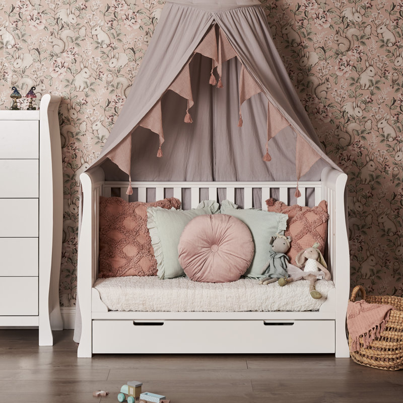 Stamford Mini Cot Bed, White