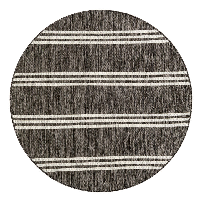 Jill Zarin Anguilla Indoor/Outdoor Rug, Round 5'3"