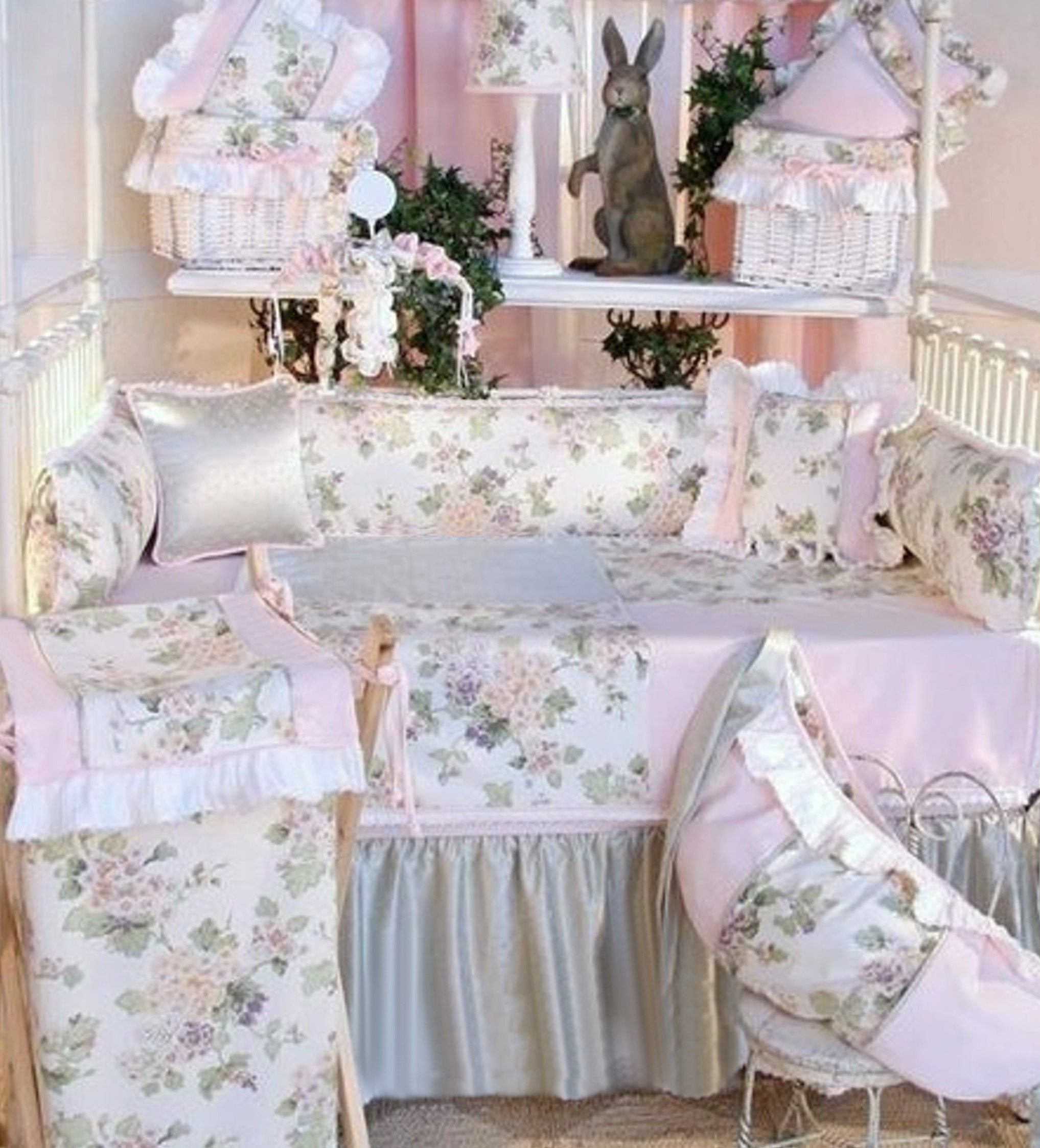 Brandee Danielle Flower Medley Piece Crib Bedding Set Reviews