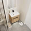 Meuble-lavabo autoportant avec lavabo